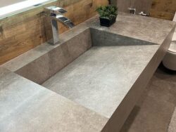 Столешница в ванную из мрамора (СBМ001)