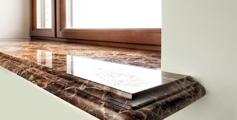 Подоконник из мрамора (ПДМ007)