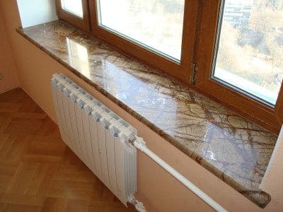 Подоконник из мрамора (ПДМ005)