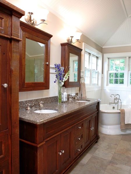 Столешница в ванную из гранита  (СВГ009)