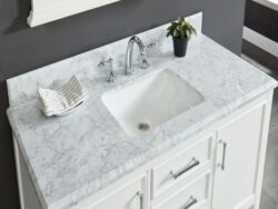 Столешница в ванную из мрамора (СBМ015)