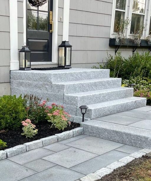 Лестницы и ступени из гранита (ЛСГ005)