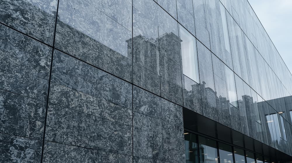 фасад из гранита